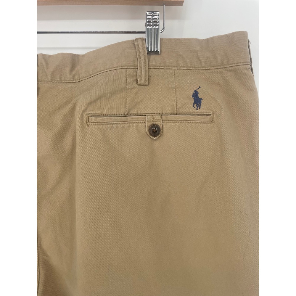 Polo Ralph Lauren Men's Stretch Straight Fit Chino Shorts Khaki Size 42 - Picture 5 of 8